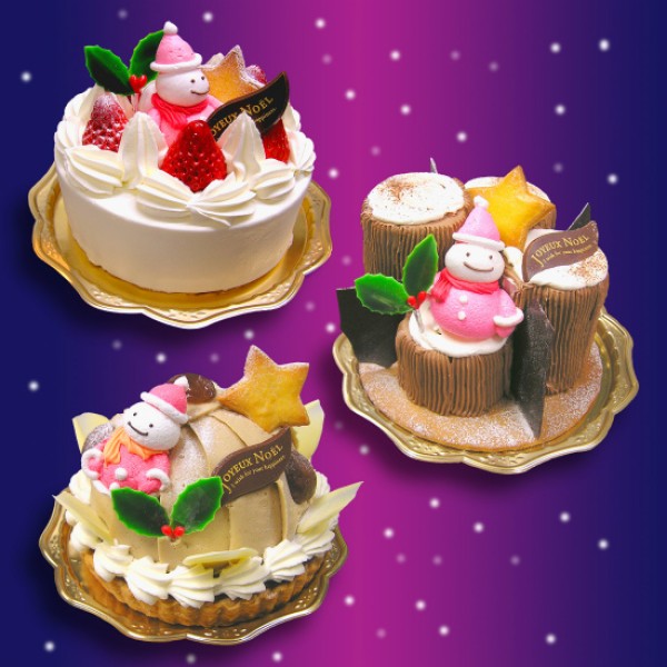 ページトップ「新着情報」にてクリスマスケーキのご案内です。サムネイル